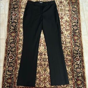 Express Columnist Barely Boot Midrise Black Trousers Stretch Size 6R